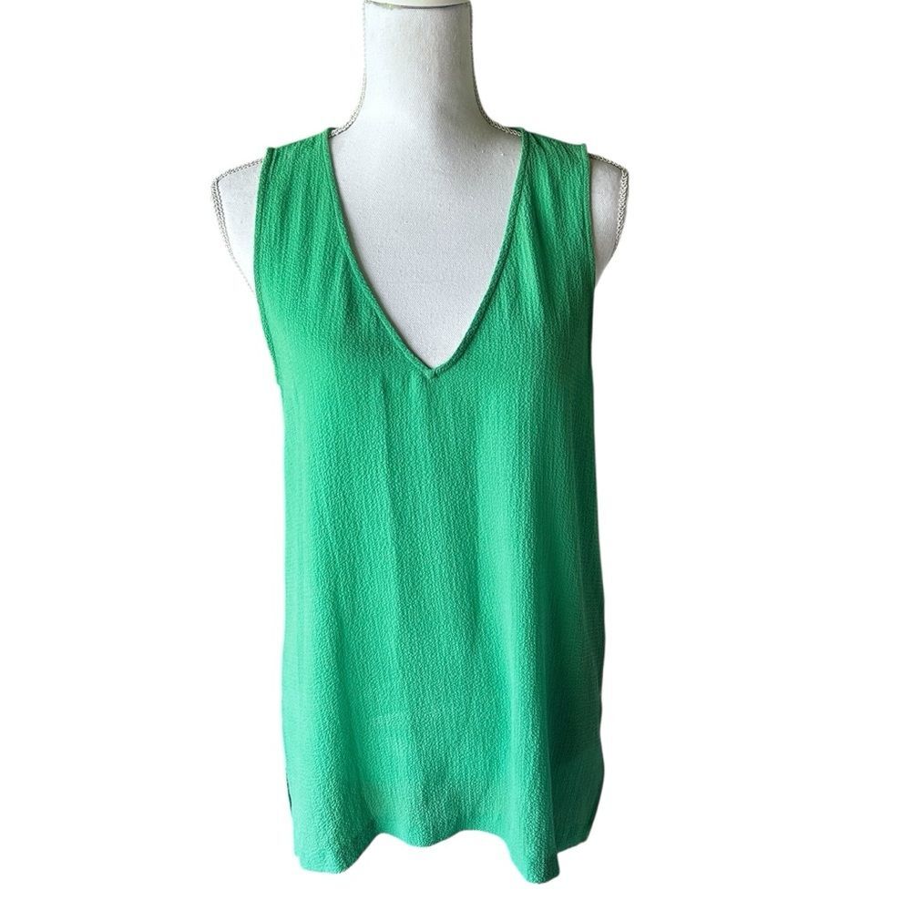 Seed Heritage Green Sleeveless Top Size 10